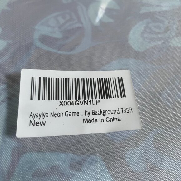 Neon Gamer Party Backdrop Banner– 7x5 ft - Picture 3 of 4